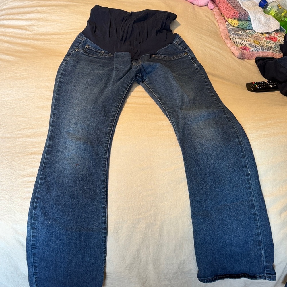 Indigo Blue bootcut maternity jeans